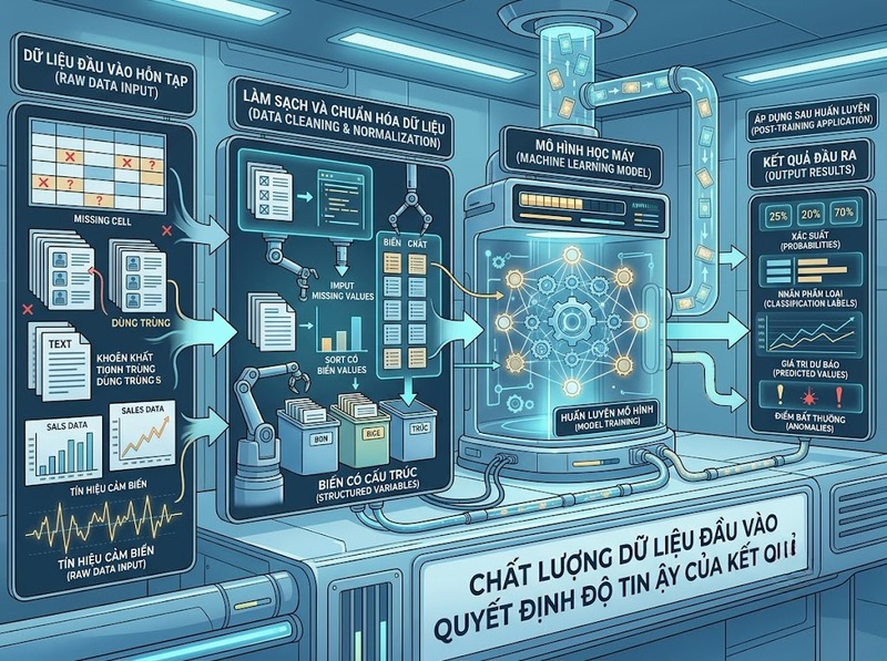 AI phân tích dữ liệu giúp dự báo, nhận diện mẫu và hỗ trợ quyết định