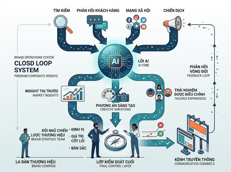 AI và thương hiệu Việt Nam mở rộng khả năng sáng tạo, phân tích, cá nhân hóa