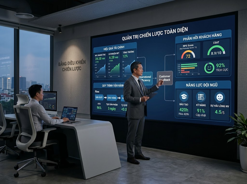Balanced Scorecard chuyển chiến lược thành mục tiêu và hệ thống đo lường