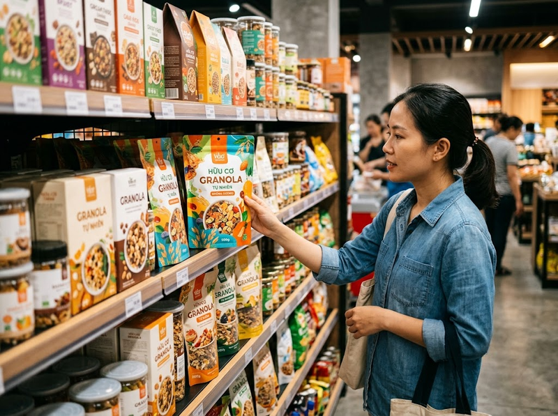 Bao bì và hành vi tiêu dùng liên hệ qua chú ý, nhận diện và cảm nhận
