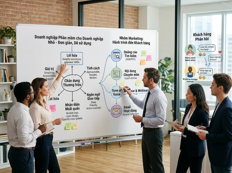 Branding và Marketing khác nhau về mục tiêu, phạm vi và thời gian