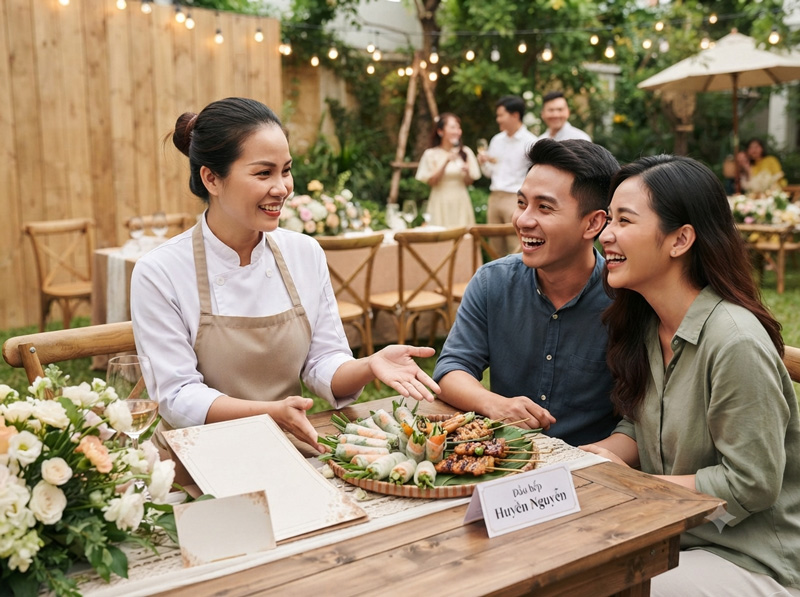 Cách xây dựng câu chuyện thương hiệu giúp dịch vụ nấu tiệc ghi dấu ấn