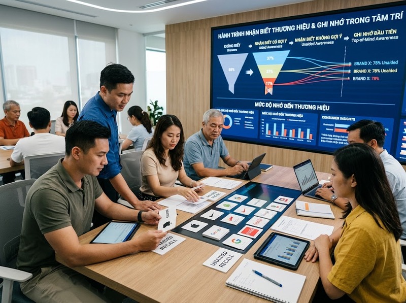 Đánh giá giá trị thương hiệu qua nhận biết, ưu tiên, trung thành và tài chính