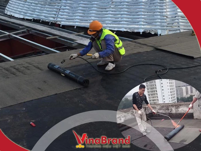 Giải pháp chống thấm sân thượng bằng màng khò nóng hiệu quả