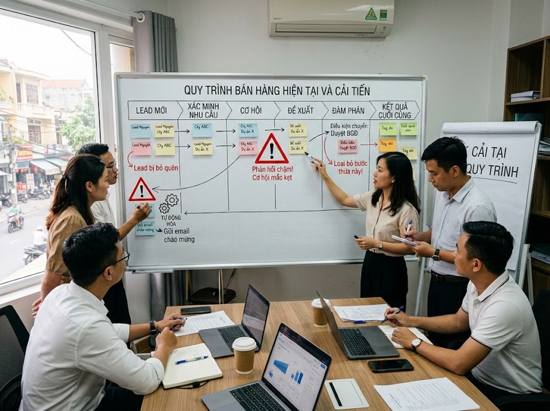 Chuyển đổi số bán hàng từ quản lý khách hàng đến tối ưu chuyển đổi