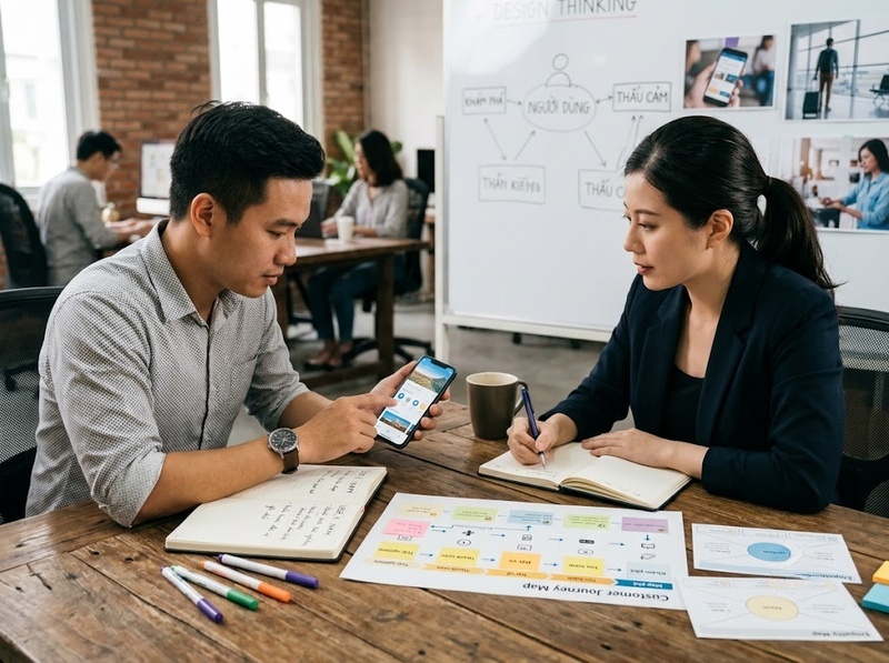 Design Thinking giải quyết vấn đề từ thấu hiểu đến thử nghiệm giải pháp