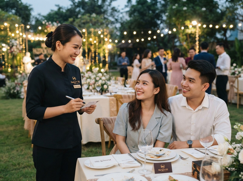 Vai trò của dịch vụ hậu mãi trong phát triển thương hiệu nấu tiệc