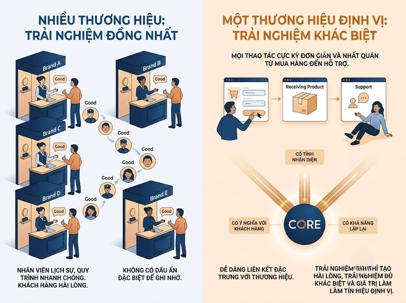Xây dựng định vị theo trải nghiệm khách hàng nhất quán tại mọi điểm chạm