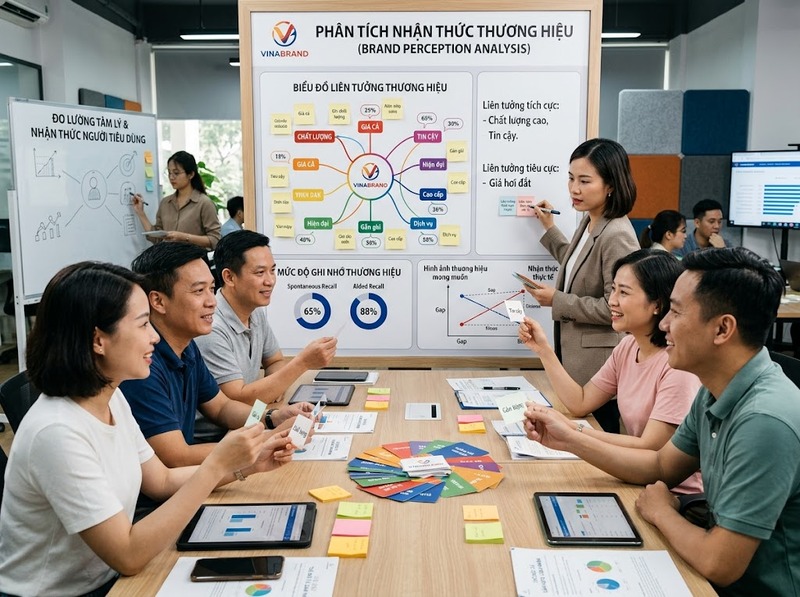 Đo lường định vị thương hiệu qua nhận thức, khác biệt và hành vi khách hàng