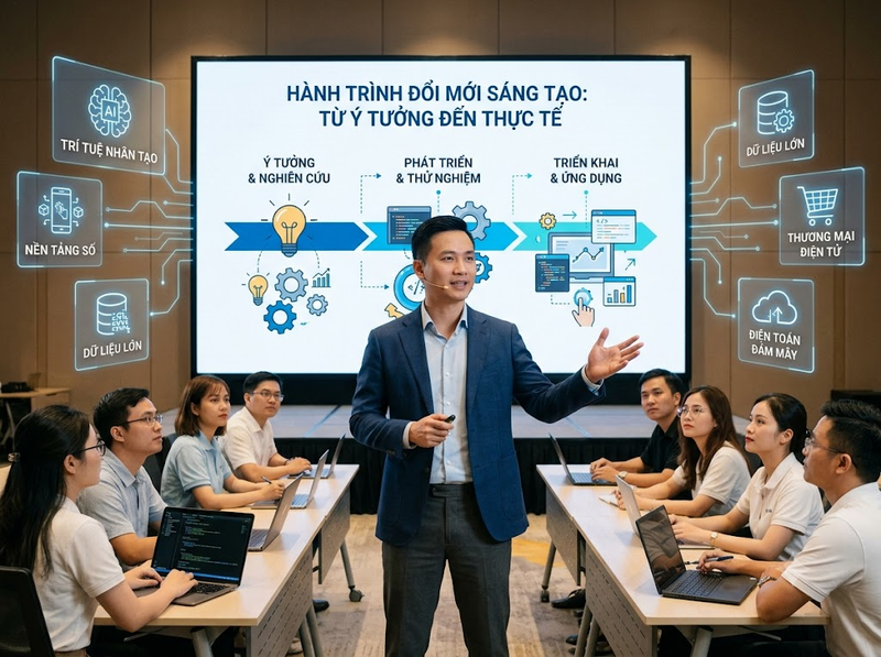 Doanh nhân công nghệ Việt Nam dẫn dắt đổi mới và phát triển sản phẩm số