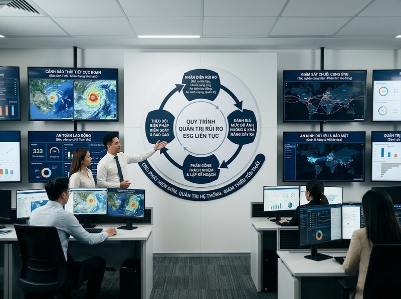 ESG doanh nghiệp ảnh hưởng đến rủi ro, vốn và uy tín
