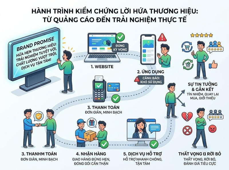 Giá trị thương hiệu trong nền kinh tế số được tạo dựng qua trải nghiệm