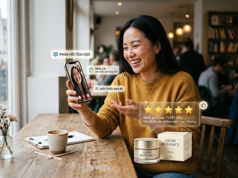 Hiểu hành vi sau mua qua hài lòng, đánh giá, giới thiệu và mua lại