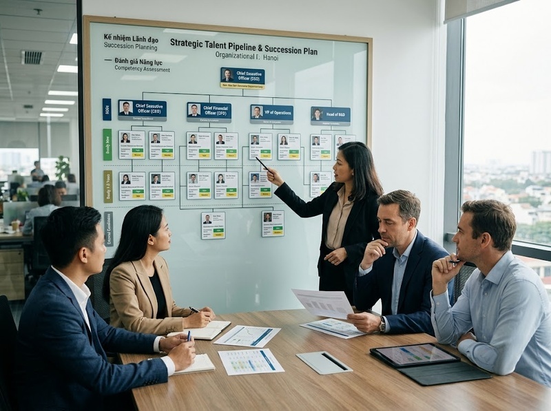 Kế hoạch kế nhiệm lãnh đạo giúp chuẩn bị nhân sự cho vị trí trọng yếu