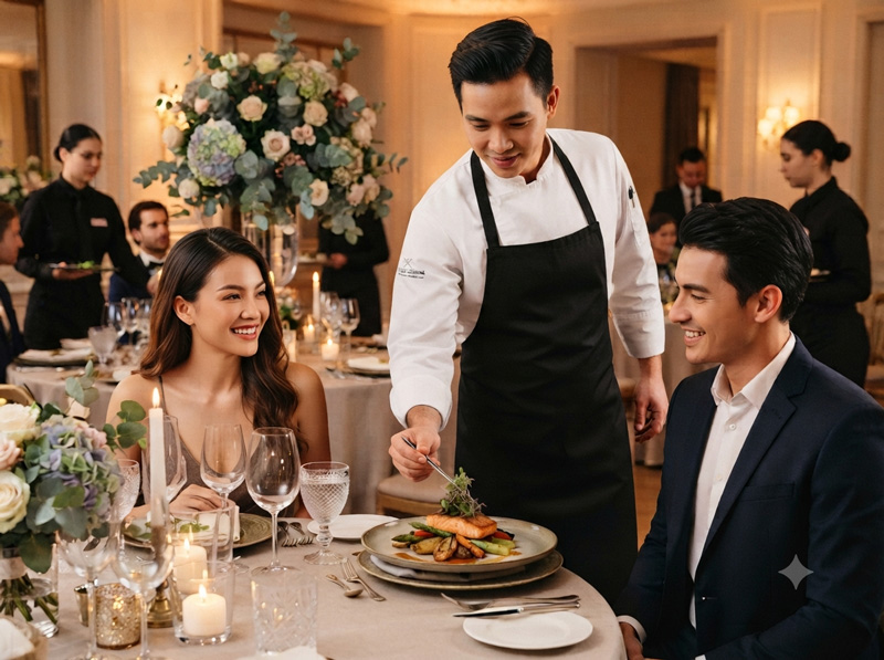 Những yếu tố tạo nên lợi thế khác biệt cho thương hiệu nấu tiệc
