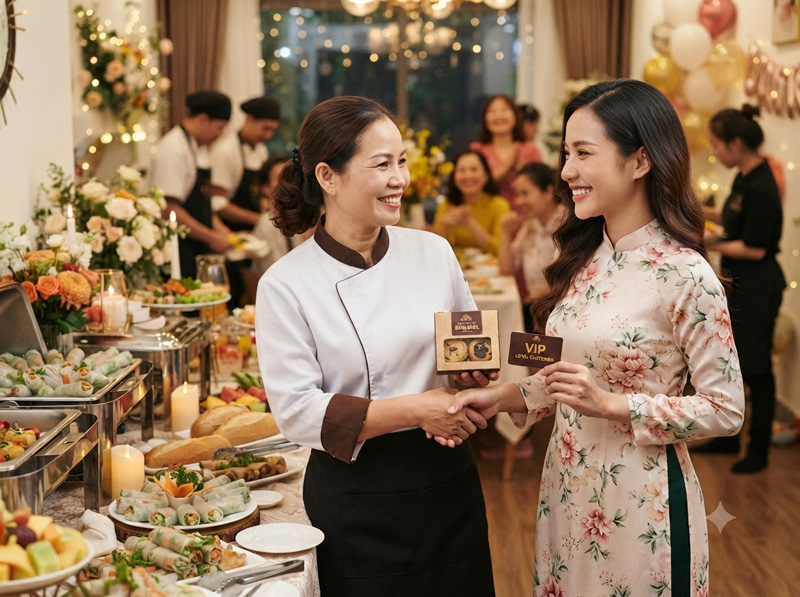 Cách xây dựng khách hàng trung thành cho dịch vụ nấu tiệc hiệu quả