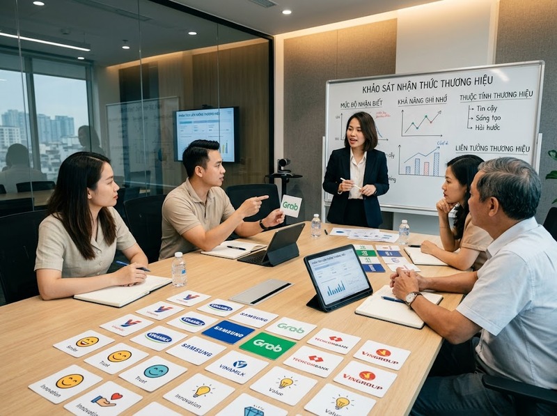 KPI định vị thương hiệu đo nhận biết, liên tưởng, ưu tiên và khác biệt