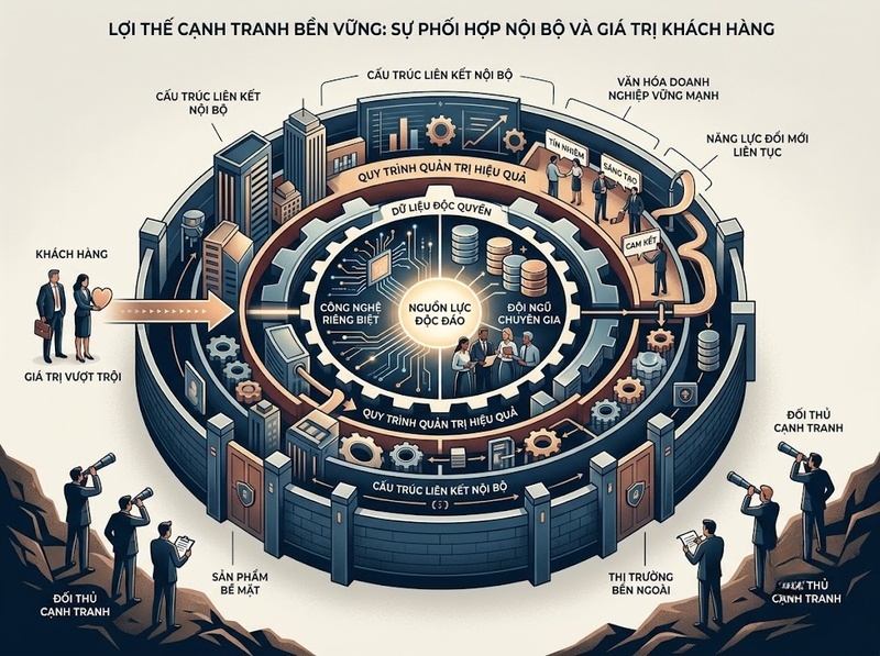Nền tảng hình thành lợi thế cạnh tranh bền vững khó bị sao chép
