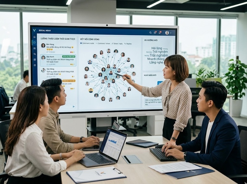 Mạng xã hội và thương hiệu Việt gắn với nhận biết, tương tác, uy tín