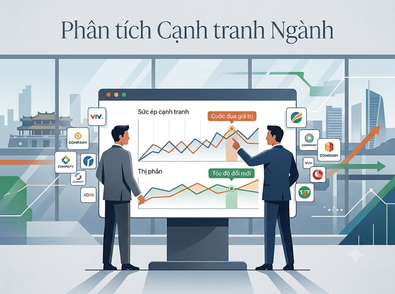 Phân tích ngành bằng mô hình 5 áp lực cạnh tranh Porter