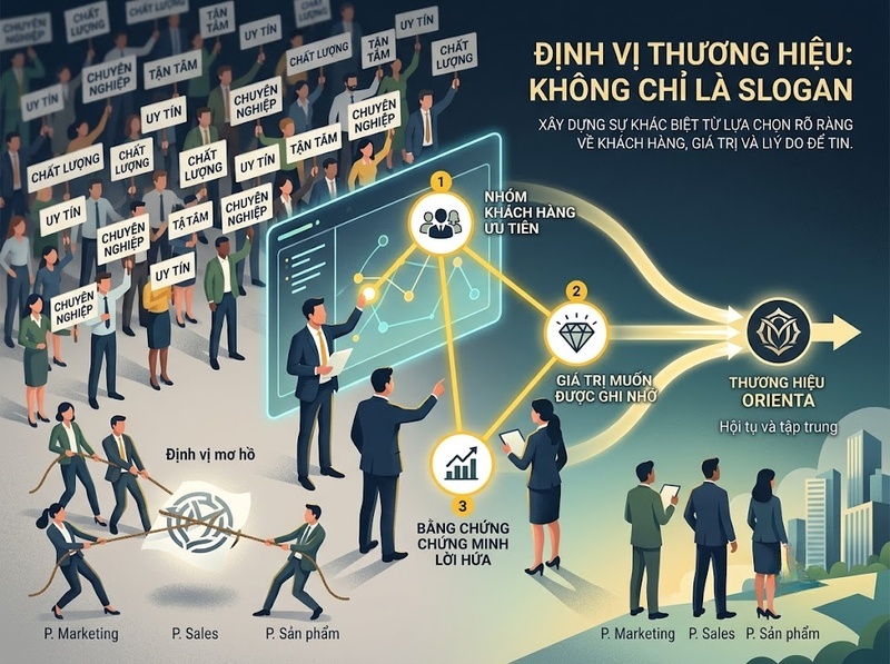Sai lầm Branding thường gặp từ định vị, nhận diện đến trải nghiệm