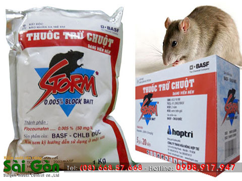Các thuốc diệt chuột dạng viên có thể mang lại hiệu quả