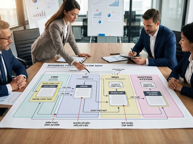 Tích hợp hệ thống doanh nghiệp từ kết nối dữ liệu đến đồng bộ quy trình