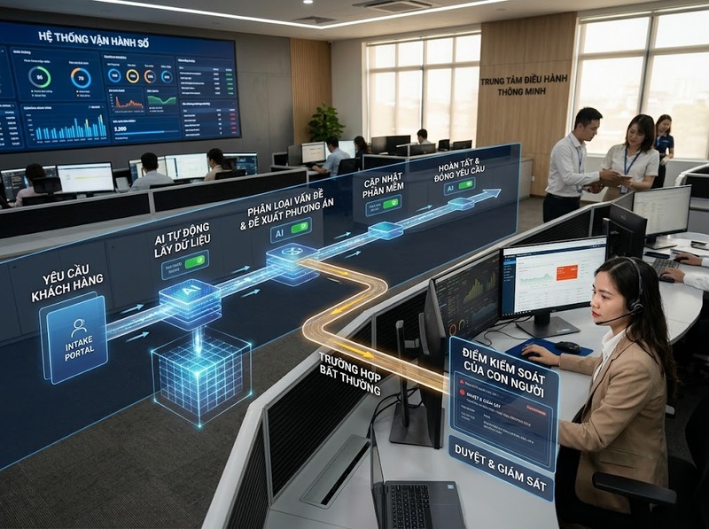 Tương lai AI định hình công việc, quản trị và lợi thế cạnh tranh doanh nghiệp