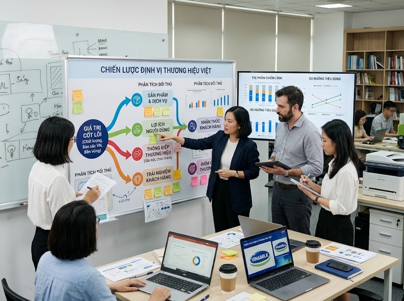 Phân tích ví dụ định vị thương hiệu Việt Nam qua chiến lược và kết quả