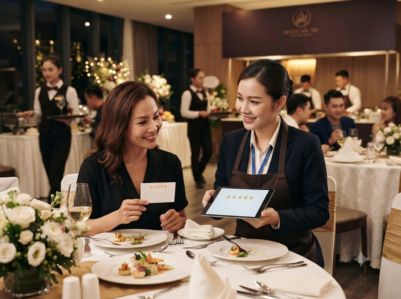Cách xử lý phản hồi khách hàng để nâng cao uy tín dịch vụ nấu tiệc