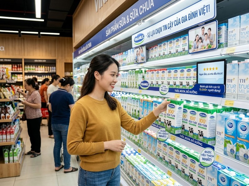 Giá trị thương hiệu được tạo bởi nhận biết, chất lượng và lòng trung thành