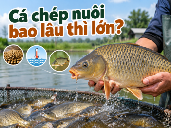 Cá chép nuôi bao lâu thì lớn?