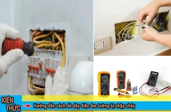 Hướng dẫn cách dò dây điện âm tường bị chập cháy - VINA BRAND