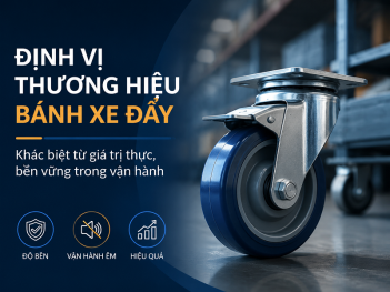 Cách định vị thương hiệu bánh xe đẩy khác biệt