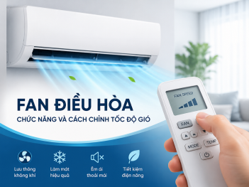 Fan điều hòa là gì và cách chỉnh tốc độ gió