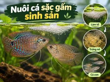 Cách nuôi cá sặc gấm sinh sản
