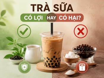 Trà sữa có lợi hay hại?