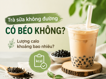 Trà sữa không đường có béo không?