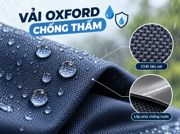 Vải Oxford chống thấm như thế nào?