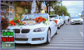 Điều NÊN và KHÔNG NÊN khi dùng hoa trang trí xe cưới
