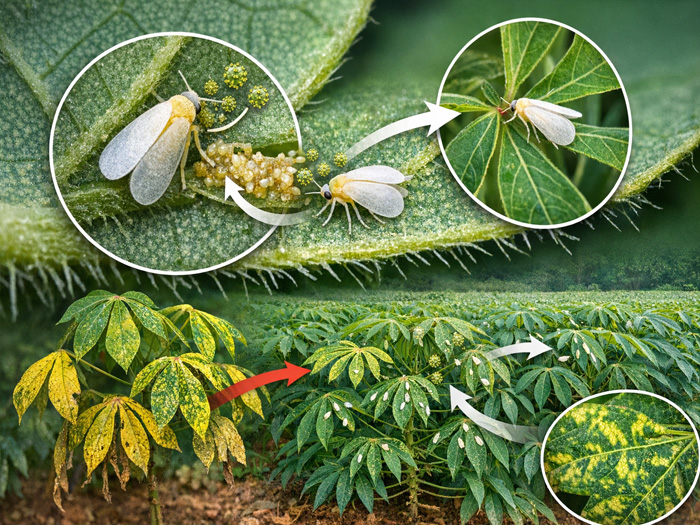 bọ phấn trắng hại sắn