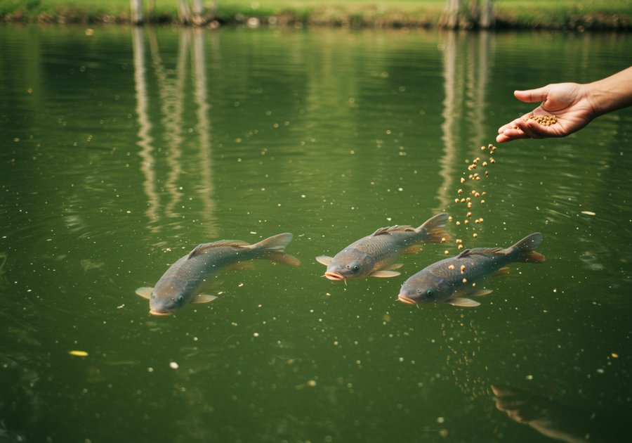 cá chép giòn ăn thức ăn gì