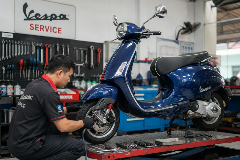 7 địa chỉ sửa xe Vespa uy tín ở Hà Nội